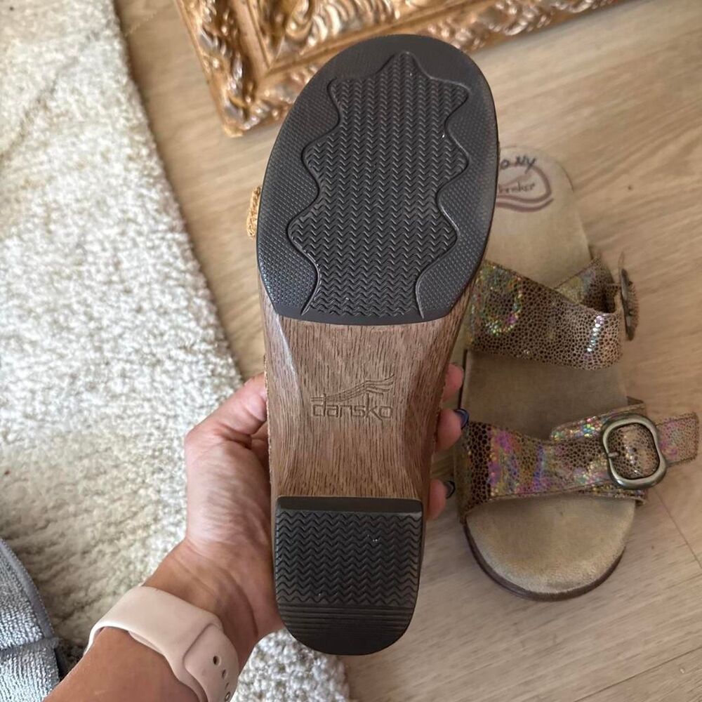 Dansko Women's Brown and Tan Sandals - Picture 3 of 4